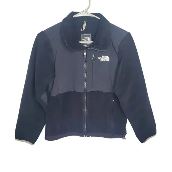 The North Face Denali Women's Extra Small Black Fleece Full Zip Jacket PolarTec - Picture 2 of 16